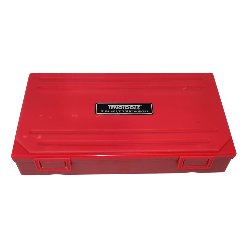 Teng Tools 5 Piece 1/2 inch Drive Ratchet Socket Accessory Set TT1205