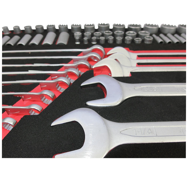 Teng Tools - 62 Piece AF Combination Spanner Socket Tool Set kit TTEAF62