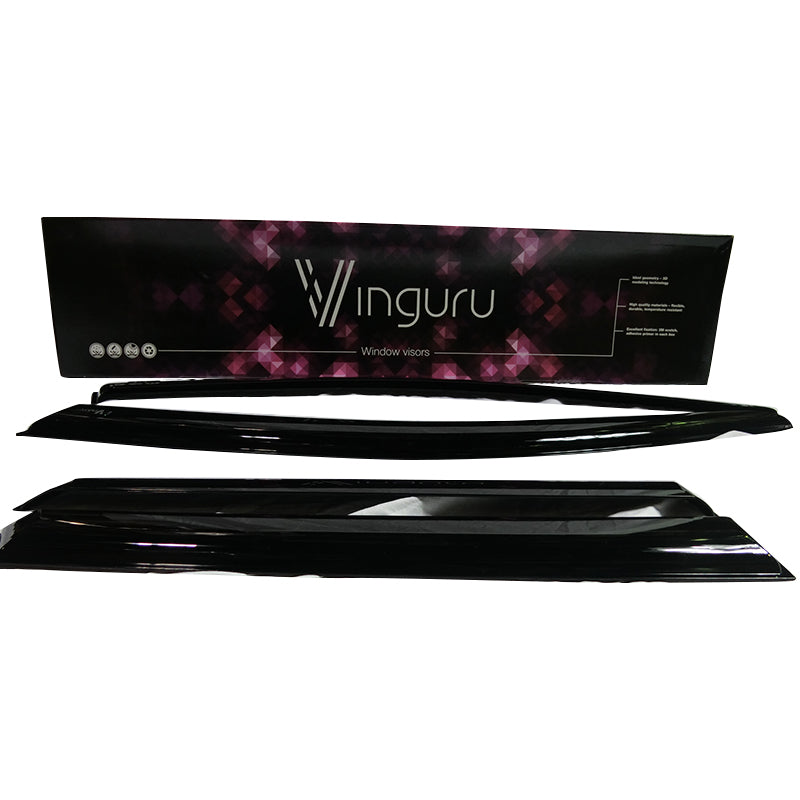 Vinguru Weathershields Suits Kia Rio 2012-2017 Sedan 4 Piece AFV24312