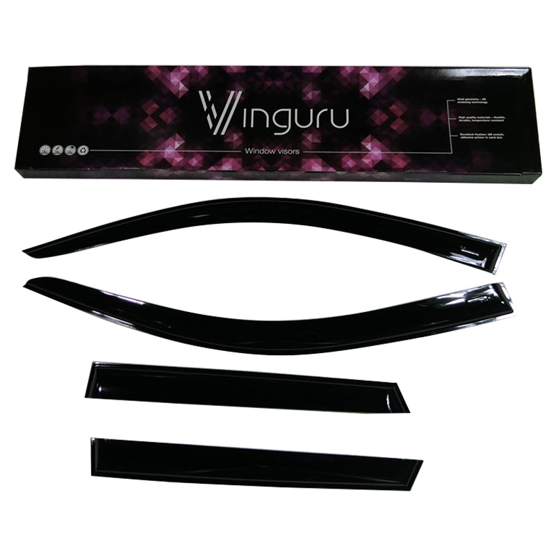 Vinguru Weathershields Suits Kia Sorento II 2009-2015 4 Piece AFV50009