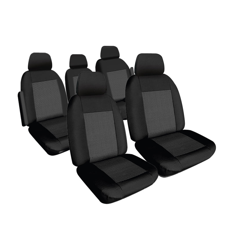 Weekender Jacquard Seat Covers Suits Kia Carnival (YP) S/Si/Sl-I People Mover 2015-8/2020 Waterproof