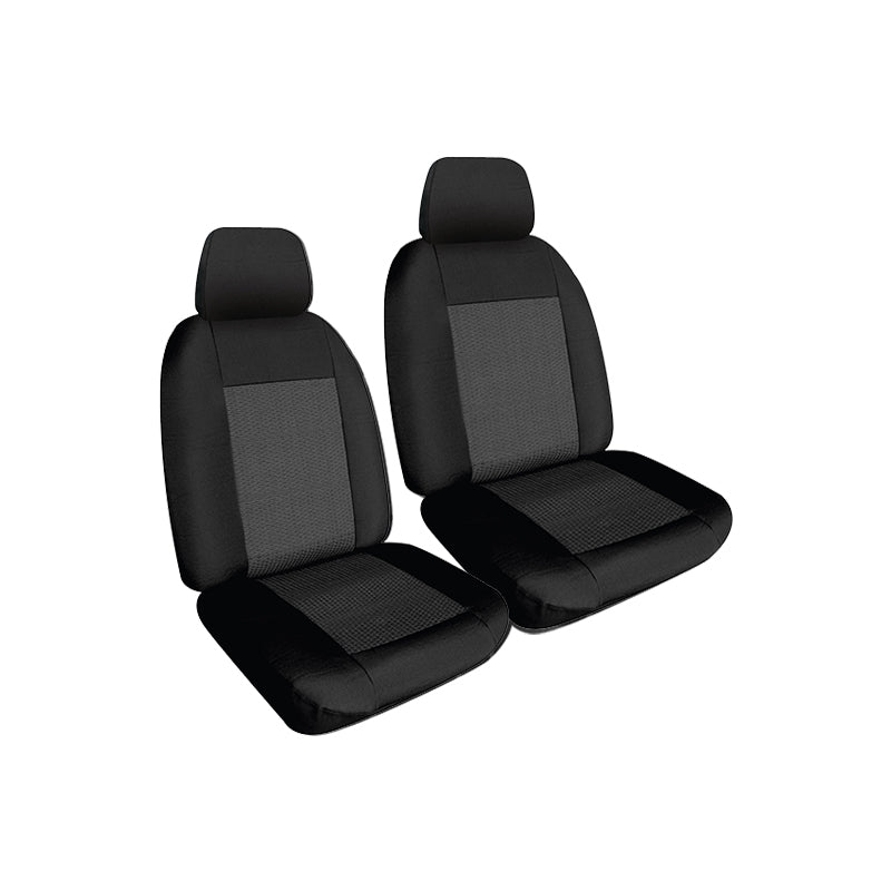 Weekender Jacquard Seat Covers Suits Isuzu D-Max LS-U/LS-M/LS-T Dual Cab (TFS) 2012-7/2020 Waterproof